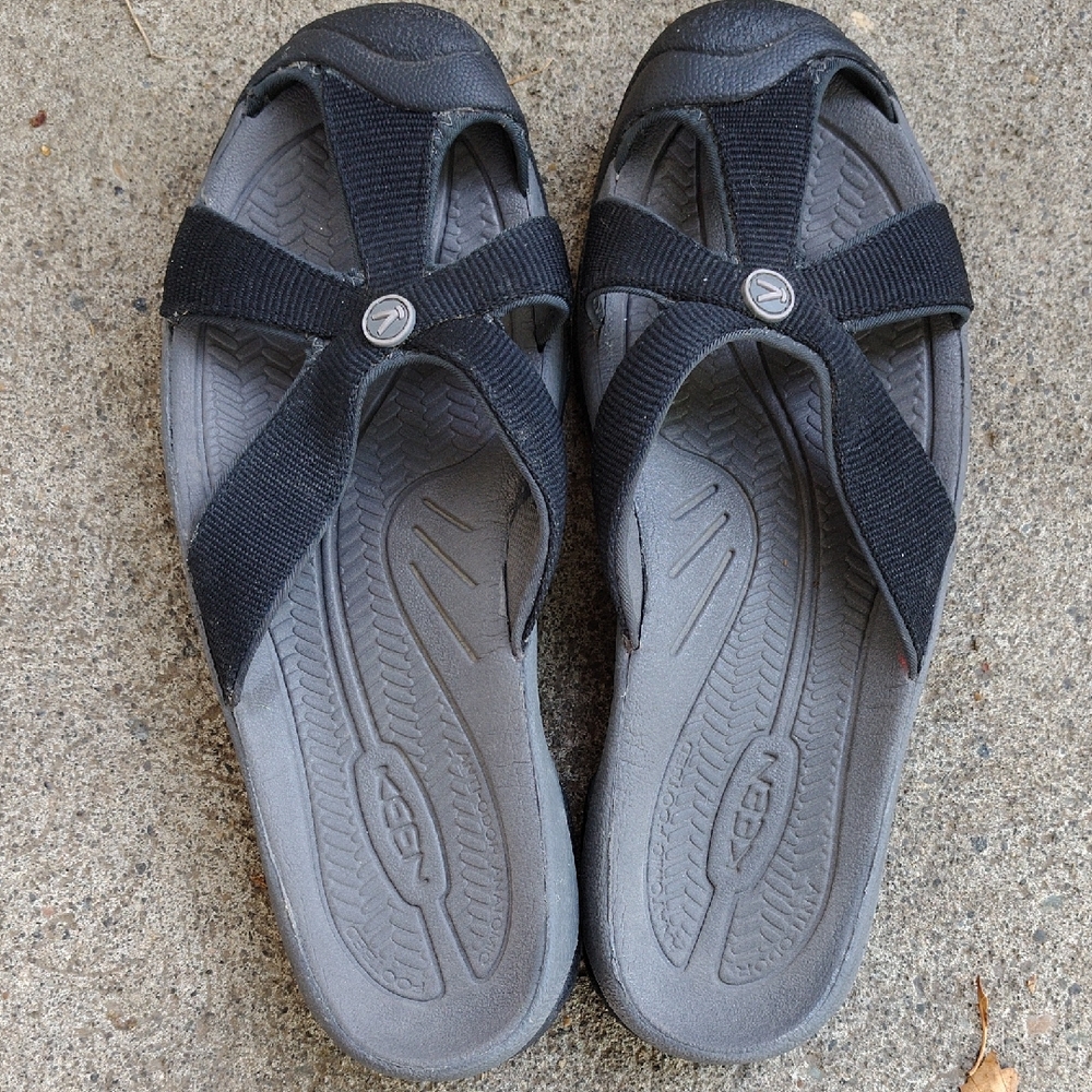 Keen Black and Gray Women's Sandals